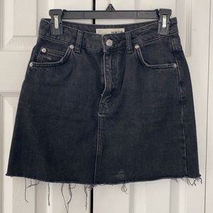 Topshop Denim Mini Skirt